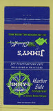Matchbook Cover - Jimmy's Harbor Side Restaurant Boston MA 30 Strike