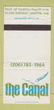 Matchbook Cover - The Canal Seattle WA 30 Strike