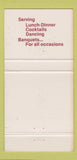 Matchbook Cover - The Landing Libertyville IL Yacht Club Bar 30 Strike