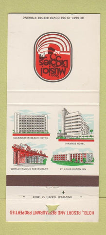 Matchbook Cover - Stan Musial Biggie's St Louis MO baseball WEAR 30 Strike