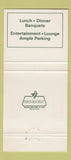 Matchbook Cover - The Warehouse Portsmouth NH 30 Strike