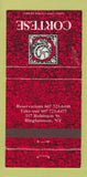 Matchbook Cover - Cortese Binghamton NY 30 Strike