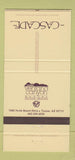 Matchbook Cover - Cascade Tuscon AZ Loews Ventana Canyon 30 Strike