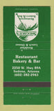 Matchbook Cover - Shugrue's Restaurant Sedona AZ WEAR 30 Strike