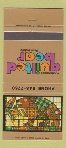 Matchbook Cover - Anderson's Quilted Bear Scottsdale AZ 30 Strike
