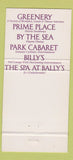Matchbook Cover - Bally's Casino Atlantic City NJ 30 Strike