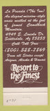 Matchbook Cover - Del Webb's LA Posada Hotel Scottsdale AZ 30 Strike