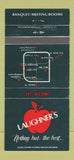 Matchbook Cover - Laughner's Indianapolis IN 30 Strike