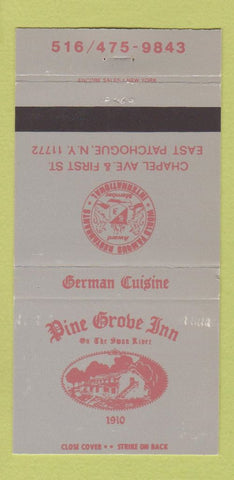 Matchbook Cover - Pine Grobe Inn East Patchogue NY WEAR German 30 Strike