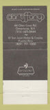 Matchbook Cover - Dar Tiffany Glenvale NY San Juan Puerto Rico 30 Strike