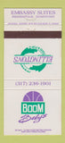Matchbook Cover - Boom Baby's Ellington's Indianapolis IN 30 Strike