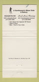 Matchbook Cover Brads Gold Show Club Strip girlie Indianapolis IN WEAR 30 Strike