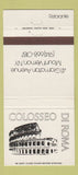 Matchbook Cover - Colosseo Di Roma Mount Vernon NY 30 Strike