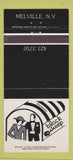 Matchbook Cover - Hermann's Black Sheep Melville NY 30 Strike
