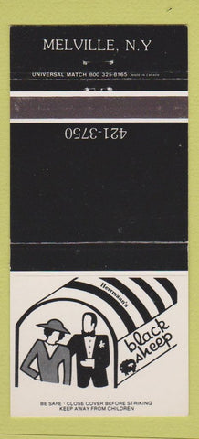Matchbook Cover - Hermann's Black Sheep Melville NY 30 Strike