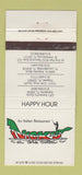 Matchbook Cover - Nick's Italian Restaurant Sarasota Naples FL 30 Strike