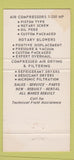 Matchbook Cover - Kansas City Pneumatic Kansas City MO 30 Strike
