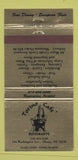 Matchbook Cover - Torino Cafe Ristorante Albany NY 30 Strike