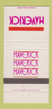 Matchbook Cover - Maverick 30 Strike