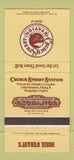 Matchbook Cover - Church Street Station Rosie O'Grady's Orlando FL 30 Strike