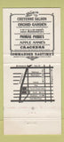 Matchbook Cover - Church Street Station Rosie O'Grady's Orlando FL 30 Strike