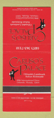 Matchbook Cover - Caruso's Palace Orlando FL Italian 30 Strike