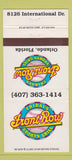 Matchbook Cover - Friday's Front Row Sports Grill Orlando FL 30 Strike