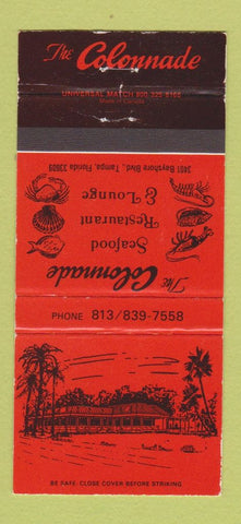 Matchbook Cover - The Colonnade Tampa FL 30 Strike