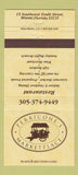 Matchbook Cover - Perricone's Market Place Miami FL restaurant 30 Strike