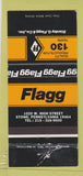 Matchbook Cover - Flagg Products Stowe PA WEAR Iron Fittings 30 Strike