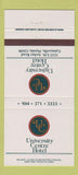 Matchbook Cover - University Centre Hotel Gainesville FL 30 Strike