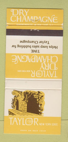 Matchbook Cover - Taylor Dry Champagne New York 30 Strike