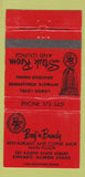 Matchbook Cover - Beef n Brandy Chicago IL 30 Strike
