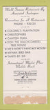 Matchbook Cover - Associated Innkeepers Waikiki Hawaii WORN 30 Strike