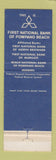Matchbook Cover - 1st Federal Savings Bank Mount Vernon WA