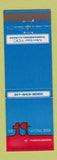 Matchbook Cover - 1st National Bank Thomasboro IL