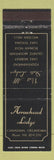 Matchbook Cover - Arrowhead Lodge Canadian OK