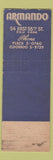 Matchbook Cover - Armando New York City