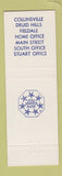 Matchbook Cover - 1st National Bank Martinsville Henry County VA 1968