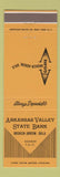 Matchbook Cover - Arkansas Valley State Bank Broken Arrow OK