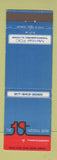 Matchbook Cover - 1st National Bank Thomasboro IL