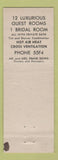 Matchbook Cover - 360 Motel Richmond VA