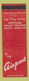 Matchbook Cover - At the Airport Milleman Gilbert Restaurant Kansas City MO