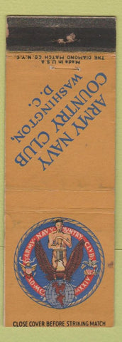 Matchbook Cover - Army Navy Country Club Washington DC