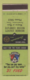 Matchbook Cover - 1951 Ford Monroe County Sweetwater TN