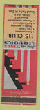 Matchbook Cover - 115 Club Grand Forks ND deco low phone #