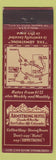 Matchbook Cover - Armstrong Hotel Fort Collins Colorado