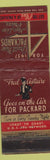 Matchbook Cover - 1937 Packard Fred Astaire Huntingdon PA low phone WORN