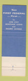 Matchbook Cover - 1st Federal Savings Stevens Point WI