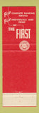 Matchbook Cover - 1st National Bank Champaign IL
